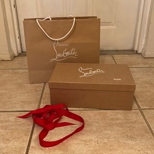Christian LOUBOUTIN - New medium size shoe box and bag